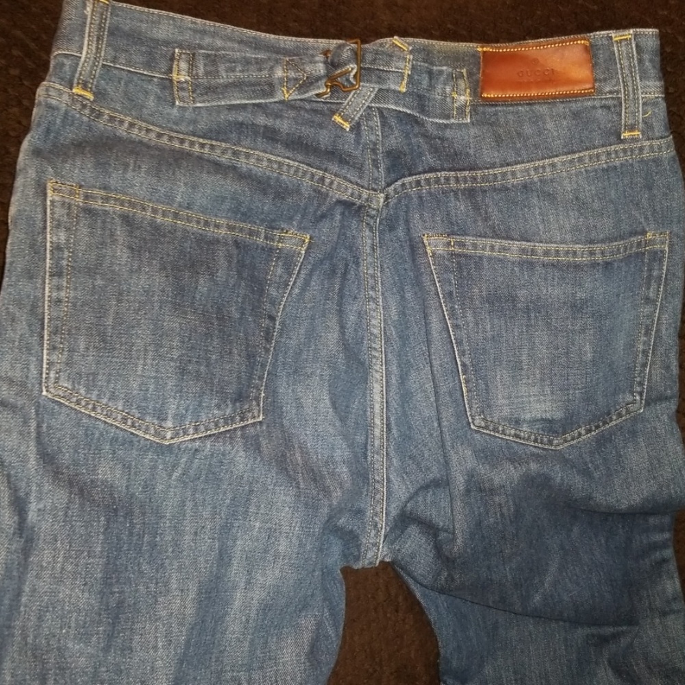 Gucci jeans.